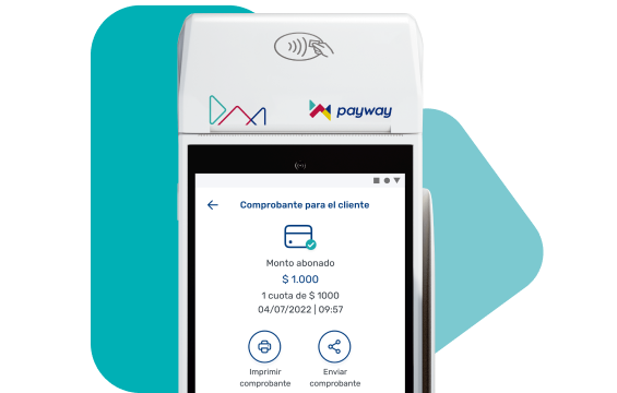 Payway Smart es una terminal Android rápida y fácil de usar