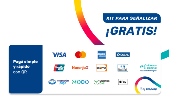 Señalizá tu local. Pegá las piezas y contale a tus clientes cómo pueden pagarte con QR